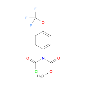 Carbamic acid, N-(chlorocarbonyl)-N-[4-(trifluoromethoxy)phenyl]-, methyl ester