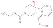 1-Piperidinecarboxylic acid, 4-hydroxy-4-[2-(2-hydroxyethyl)phenyl]-, ethyl ester