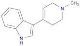 1H-Indole, 3-(1,2,3,6-tetrahydro-1-methyl-4-pyridinyl)-