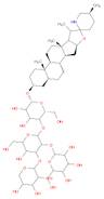 β-D-Galactopyranoside, (3β,5α,22β,25S)-spirosolan-3-yl O-β-D-glucopyranosyl-(1→2)-O-[β-D-xylopyr...