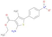 3-Thiophenecarboxylic acid, 2-amino-4-methyl-5-(4-nitrophenyl)-, ethyl ester