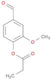 Benzaldehyde, 3-methoxy-4-(1-oxopropoxy)-