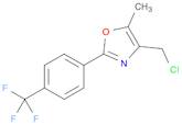 Oxazole, 4-(chloromethyl)-5-methyl-2-[4-(trifluoromethyl)phenyl]-