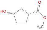 Cyclopentanecarboxylic acid, 3-hydroxy-, methyl ester, (1R-cis)- (9CI)