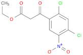 Benzenepropanoic acid, 2,4-dichloro-5-nitro-β-oxo-, ethyl ester