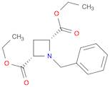 2,4-Azetidinedicarboxylic acid, 1-(phenylmethyl)-, 2,4-diethyl ester, (2S,4R)-rel-