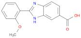 1H-Benzimidazole-6-carboxylic acid, 2-(2-methoxyphenyl)-