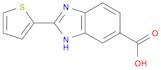 1H-Benzimidazole-6-carboxylic acid, 2-(2-thienyl)-