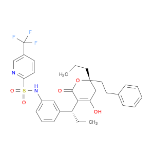 2-Pyridinesulfonamide, N-[3-[(1R)-1-[(6R)-5,6-dihydro-4-hydroxy-2-oxo-6-(2-phenylethyl)-6-propyl-2…