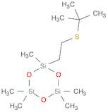 Cyclotrisiloxane, 2-[2-[(1,1-dimethylethyl)thio]ethyl]-2,4,4,6,6-pentamethyl-