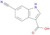 1H-Indole-3-carboxylic acid, 6-cyano-