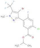 Benzoic acid, 5-[4-bromo-1-methyl-5-(trifluoromethyl)-1H-pyrazol-3-yl]-2-chloro-4-fluoro-, 1-met...