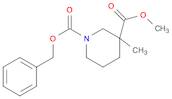 1,3-Piperidinedicarboxylic acid, 3-methyl-, 3-methyl 1-(phenylmethyl) ester