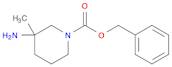 1-​piperidinecarboxylic acid, 3-​amino-​3-​methyl-​, phenylmethyl ester