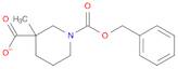 1,3-Piperidinedicarboxylic acid, 3-methyl-, 1-(phenylmethyl) ester