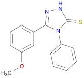 3H-1,2,4-Triazole-3-thione, 2,4-dihydro-5-(3-methoxyphenyl)-4-phenyl-