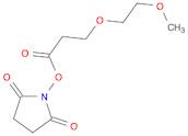 Poly(oxy-1,2-ethanediyl), α-[3-[(2,5-dioxo-1-pyrrolidinyl)oxy]-3-oxopropyl]-ω-methoxy-