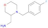 3-Morpholinemethanamine, 4-[(4-fluorophenyl)methyl]-