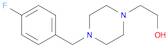 1-Piperazineethanol, 4-[(4-fluorophenyl)methyl]-