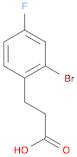 Benzenepropanoic acid, 2-bromo-4-fluoro-