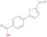 Benzoic acid, 4-(5-formyl-2-thienyl)-