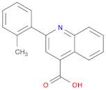 4-Quinolinecarboxylic acid, 2-(2-methylphenyl)-