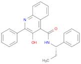 4-Quinolinecarboxamide, 3-hydroxy-2-phenyl-N-[(1S)-1-phenylpropyl]-