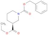 1,3-Piperidinedicarboxylic acid, 3-ethyl 1-(phenylmethyl) ester, (3S)-