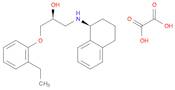 2-Propanol, 1-(2-ethylphenoxy)-3-[[(1S)-1,2,3,4-tetrahydro-1-naphthalenyl]amino]-, (2S)-, ethane...