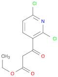 3-Pyridinepropanoic acid, 2,6-dichloro-β-oxo-, ethyl ester