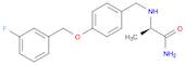 Propanamide, 2-[[[4-[(3-fluorophenyl)methoxy]phenyl]methyl]amino]-, (2R)-