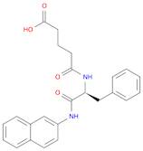 Pentanoic acid, 5-[[(1S)-2-(2-naphthalenylamino)-2-oxo-1-(phenylmethyl)ethyl]amino]-5-oxo-