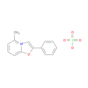 Oxazolo[3,2-a]pyridinium, 5-methyl-2-phenyl-, perchlorate (1:1)