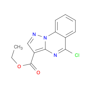 Pyrazolo[1,5-a]quinazoline-3-carboxylic acid, 5-chloro-, ethyl ester