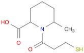 2-Piperidinecarboxylic acid, 1-(3-mercapto-1-oxopropyl)-6-methyl-