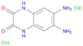 2,3-Quinoxalinedione, 6,7-diamino-1,4-dihydro-, hydrochloride (1:2)