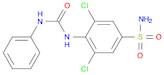 Benzenesulfonamide, 3,5-dichloro-4-[[(phenylamino)carbonyl]amino]-