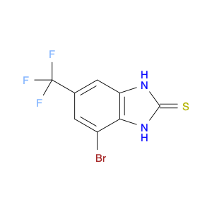 2H-Benzimidazole-2-thione, 4-bromo-1,3-dihydro-6-(trifluoromethyl)-