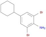 Benzenamine, 2,6-dibromo-4-cyclohexyl-