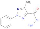 2H-1,2,3-Triazole-4-carboxylic acid, 5-methyl-2-phenyl-, hydrazide