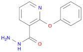 3-Pyridinecarboxylic acid, 2-phenoxy-, hydrazide