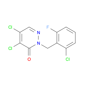 3(2H)-Pyridazinone, 4,5-dichloro-2-[(2-chloro-6-fluorophenyl)methyl]-