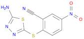 Benzonitrile, 2-[(5-amino-1,3,4-thiadiazol-2-yl)thio]-5-nitro-