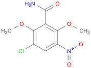 Benzamide, 3-chloro-2,6-dimethoxy-5-nitro-