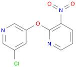 Pyridine, 2-[(5-chloro-3-pyridinyl)oxy]-3-nitro-