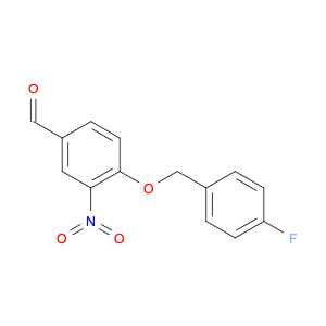 Benzaldehyde, 4-[(4-fluorophenyl)methoxy]-3-nitro-