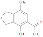 Ethanone, 1-(2,3-dihydro-4-hydroxy-7-methyl-1H-inden-5-yl)-