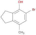 1H-Inden-4-ol, 5-bromo-2,3-dihydro-7-methyl-