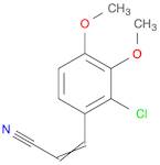 2-Propenenitrile, 3-(2-chloro-3,4-dimethoxyphenyl)-