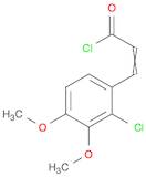 2-Propenoyl chloride, 3-(2-chloro-3,4-dimethoxyphenyl)-